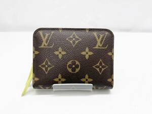 レア　未使用保管　美品　Louis Vuitton　ルイヴィトン　 モノグラムフルリ　ポルトモネアンソリット　二つ折り財布　ヴェール　M60231