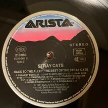 【LP】STRAY CATS / Back to the Alley.. Germany Pressing 検）ロカビリー ストレイキャッツ　ブライアン・セッツァー　パンク　ロック_画像3