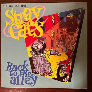 【LP】STRAY CATS / Back to the Alley.. Germany Pressing 検）ロカビリー ストレイキャッツ　ブライアン・セッツァー　パンク　ロック