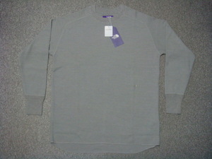 THE NORTH FACE PURPLE LABEL 「Thermal L/S Tee」 ミックスグレー S 新品 ザ ノースフェイス パープル レーベル,nanamica,ナナミカ