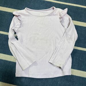 H&M 肩フリル　 カットソー 長袖 Tシャツ