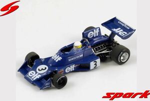 スパーク 1/43 ティレル タイレル Tyrrell 007 #3 Winner スウェーデンGP Sweden GP 1974 シェクター Jody Scheckter elf S1643