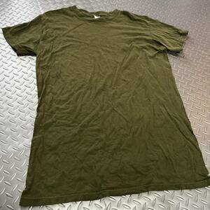 米軍放出品 沖縄　OD Tシャツ ランニング　LARGE トレーニング　 (INV A#69)