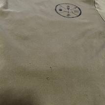 米軍放出品 Tシャツ　ALPHA COMPANY MEDIUMサバゲー　OD トレーニング　ランニング　 (INV B#11)_画像2