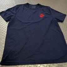 米軍放出品 Tシャツ　MARINES ネイビーブルー　XL トレーニング　ランニング　 (INV B#30)_画像1