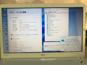 すぐ使えます。SSDで快適,PC-LS350CS6L,winsows11(home)&office2021(pro)共認証済、地デジ,i3-M370,SSD128G,mem8G,ＤＶＤマルチ,無線LAN