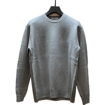 新品未使用 AURALEE オーラリー 23AW WASHED FRENCH MERINO KNIT P/O ニット メリノウール クルーネック 4_画像1