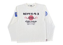 カミナリ　完売商品！　ロングTシャツ　OFF-WHITE　Mサイズ　撮影サンプル　KMLT-44_画像1