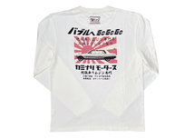 カミナリ　完売商品！　ロングTシャツ　OFF-WHITE　Mサイズ　撮影サンプル　KMLT-44_画像2