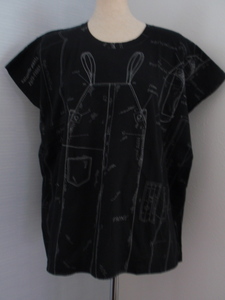  unused zucca stretch BIG print Tee( overall )