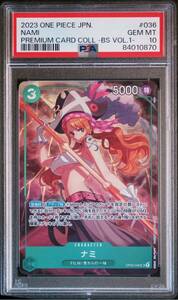 PSA10 ナミ Nami 036 Premium Card Collection プレミアムカードコレクション Best Selection Vol.1