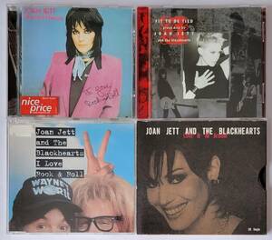 JOAN JETT CD4枚 I LOVE ROCK N ROLL FIT TO BE TIED GREAT HITS ジョーン・ジェット AND THE BLACKHEARTS LOVE IS ALL AROUND SINGLE