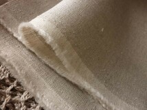 【1m 700円ｘ9個】リネンシーチング生地/麻色 ※4mまでクリックポスト185円 ext ハギレ　linen fabric_画像1