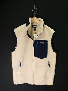 パタゴニア patagonia 22年 Classic Retro-X Vest フリースベスト【M's(M大き目日本XL )/2.4万円/ナチュラル/Sランク】f3H0