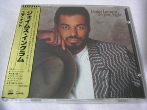 【38XP-54】 ジェイムス・イングラム / ユア・ナイト JAMES INGRAM / IT'S YOUR NIGHT【金シール帯】AOR 西独盤 TARGET LABEL W.Germany盤 