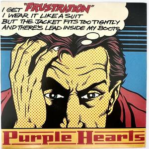 PURPLE HEARTS - Frustration 7" レア 1979 オリジナル 70's UK MOD POWER POP PUNK KBD パンク天国 パンク図鑑