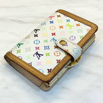 Louis Vuitton ポルトモネ・ビエ・ヴェノワ モノグラムマルチカラー白 M92987 TH0026 コンパクトウォレット 折り財布　ルイヴィトン_画像2