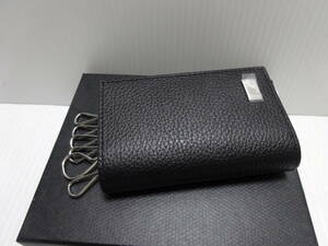 新品★ダンヒル【dunhill】メンズ★6連キーケース★キーリング付き6連キーケース★黒★19F2950AV001R★レザー★特価品★送料込★D-38