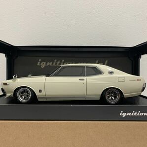 イグニッションモデル 1/18 Nissan Laurel 2000SGX (C130) White ホワイト IG2401 ニッサン ローレル ignition modelの画像1