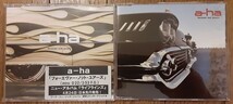 【RARE PROMO ONLY】A-HA forever not yours 2種 プロモジャケ盤 リリース盤 告知ステッカー付 アーハ モートン・ハルケット morten harket_画像1