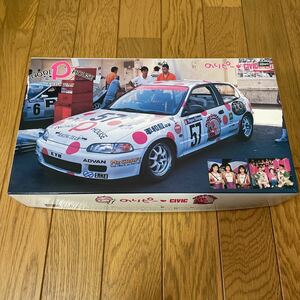 Hasegawa ハセガワ 1/24 NORI P HOUSE RACING TEAM のりピー CIVIC SP77 プラモデル 未組立