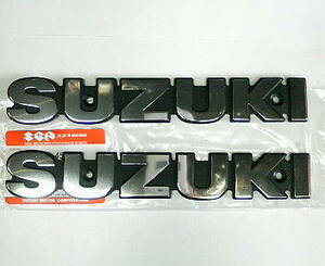 ■送料込み■ＧＳ400 ガソリンタンク エンブレム シルバー スズキ純正