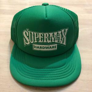 ◎SUPERMAX HARDWARE 緑 スーパーマックス ステッカー付トラッカー ネイビーキャップ ロサンゼルス hardcoreStreetbrand チカーノ Lowrider