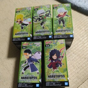 NARUTO -ナルト- NARUTOP99 ワールドコレクタブルフィギュア vol.2 5種セット　新品未開封