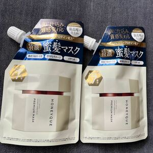 ハニーク ナイトリペア プレミアム 集中ヘアマスク トライアルパウチ 80g 2コセット お試し 旅行