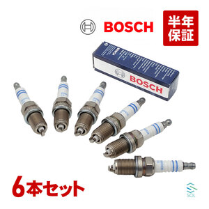 ベンツ W140 W463 R129 スーパープラス スパークプラグ 6本セット (1台分) BOSCH S320 G320 SL320 0031597103 0031596703 FR8DC+