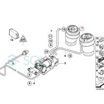 BMW E70 X5 E71 X6 リア エアサス 左右セット 3.0si 4.8i 35i 50i M 37126790078 37126790081 出荷締切18時_画像4