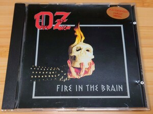 【即決 輸入盤】OZ◆FIRE IN THE BRAIN◆1983年作品◆フィンランド産HM◆1996 BLACK MARK PRODUCTION