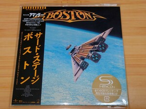 【国内盤 紙ジャケット SHM-CD 帯付 完全生産限定盤】ボストン/BOSTON◆サード・ステージ/Third Stage◆1986年作品/3rd