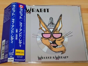 【国内盤 旧規格 帯付 名作】ラビット/WRABIT◆ラフ・アンド・レディ/WROUGH＆WREADY◆1981年作品/1st◆カナダ産メロハー◆世界初CD化盤