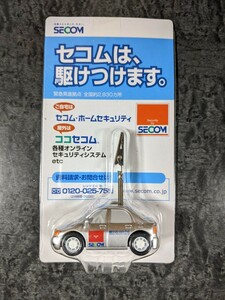 SECOM セコム ◆ メモスタンド型 プルバックカー ミニカー チョロQサイズ 【未開封】