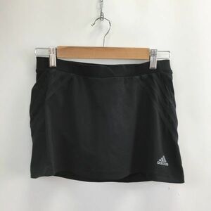 Adidas/アディダス スポーツウェア ゴルフ ロゴマーク スコート スカート インナーパンツ付き ブラック サイズS レディース