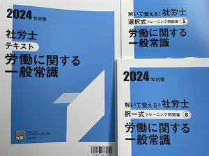 2024年 資格大原 社労士 労働一般常識 テキスト問題集