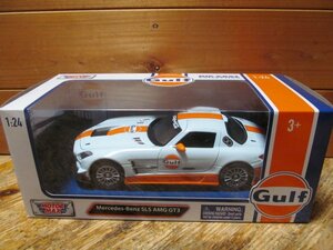 《全国一律送料800円》超希少 １／２４ ベンツSLS AMG GT3 Gulf ガルウイング