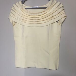 〇(新品)DoCLASSE ドゥクラッセ ニット フリル ミラノリブセーター〇