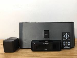 D4A019◆ ソニー SONY アクティブスピーカー ブラック ウォークマン用ドックスピーカー RDP-NW1