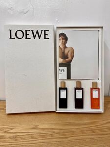 R4A720◆新古品◆ ロエベ LOEWE オードゥパルファム エセンシア ソロエジャ アース 香水 50ml×3 3本セット ブランドブック付き