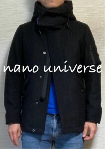 【nano universe】Melton Jacket/Black/S
