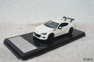 WIT'S スバル BRZ TS 1/43 ミニカー 白