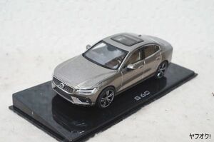 ボルボ S60 1/43 ミニカー ノレブ ペブルグレー VOLVO