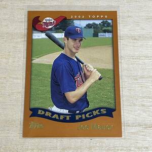 【祝HOF】Joe Mauer 2002 Topps RC Rookie ルーキーカード 貴重 MLB殿堂入り