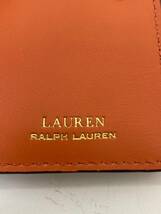 ★1円スタート！！　ラルフローレン　RALPH LAUREN　お財布　ブラウン　オレンジ　二つ折り　現状品　送料全国一律370円★_画像10