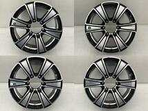 中古アルミホイール 4本セット 17×7.5J +25 6穴 PCD139.7 17インチ 社外ホイール c1184_画像3