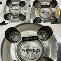 中古アルミホイール 4本セット 14×5.5J +40 4穴 PCD100 14インチ WINNERS c1181_画像10