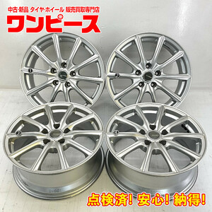 中古アルミホイール 4本セット 17×7J +38 5穴 PCD114.3 17インチ ECOFORME c1186