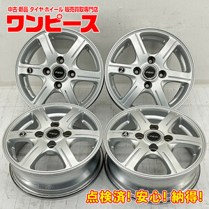 中古アルミホイール 4本セット 13×4.5B +35 4穴 PCD100 13インチ FEID c1274